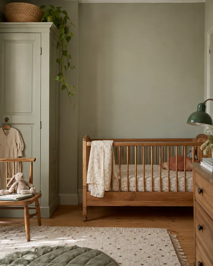 Vista en la habitación: Lugar de nacimiento · ciudad floreciente · Líneas de luz en una habitación infantil