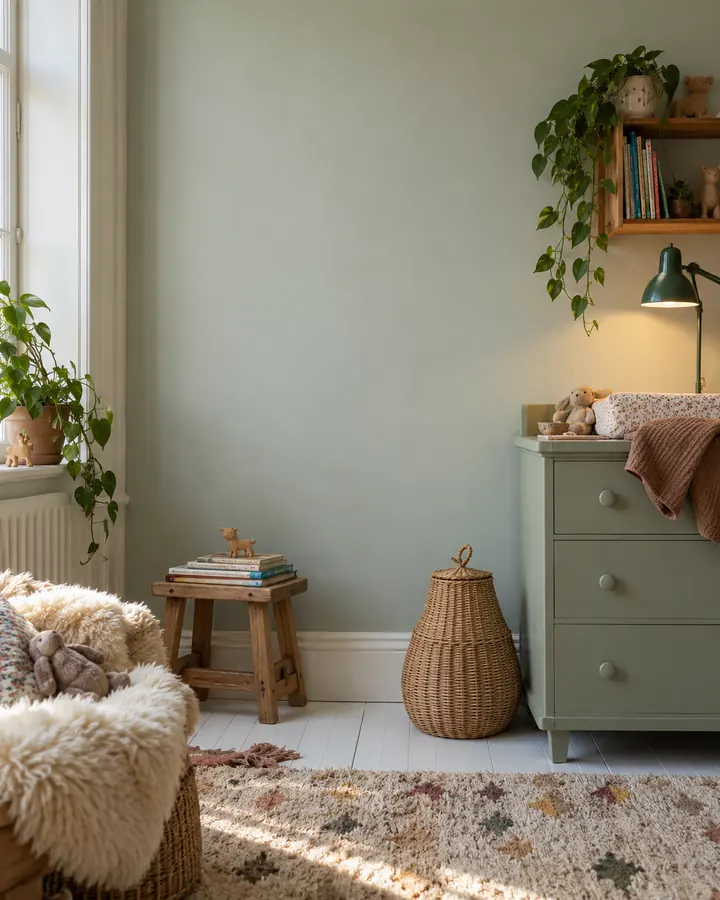 Wohnbeispiel: „Geburtsort · Lavendel · Stadtplan“ im Kinderzimmer