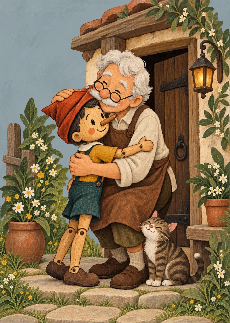 Pinocchio · Back home