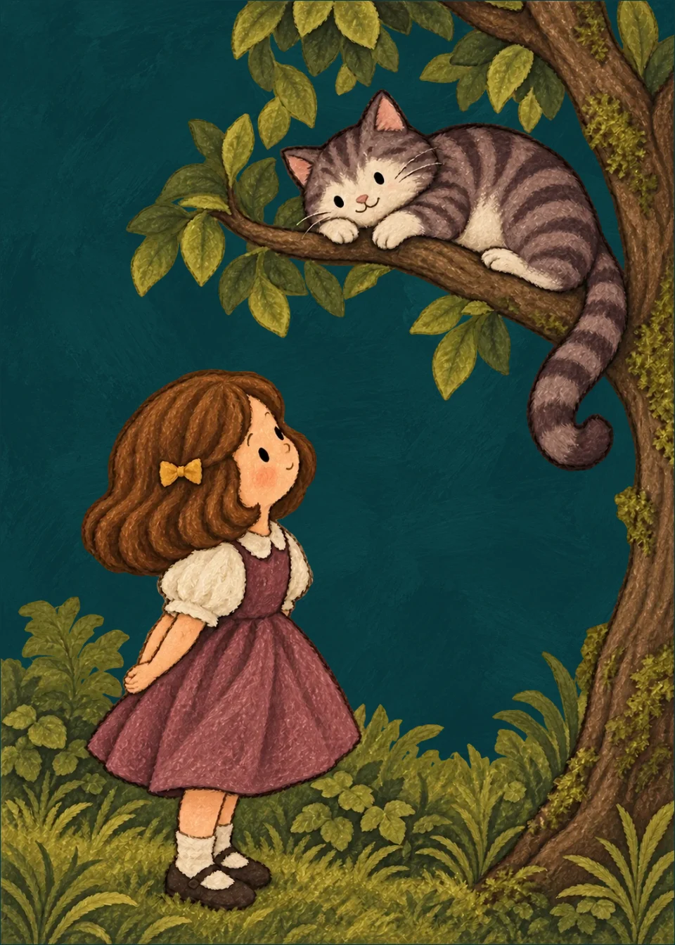 Alice im Wunderland · Die lachende Katze
