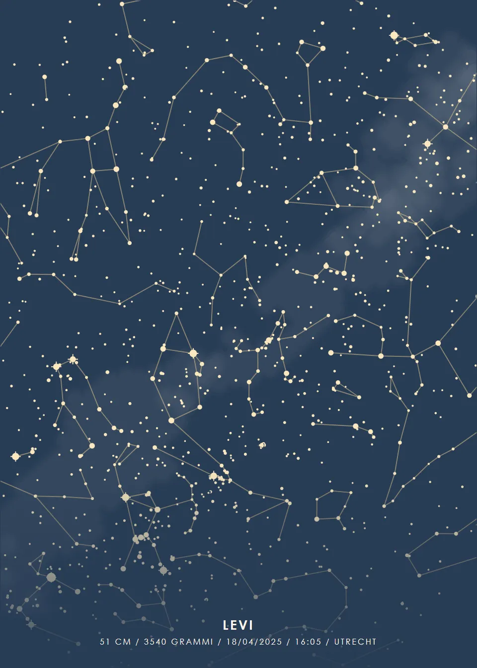 Mappa stellare · Mappa stellare · Blu profondo