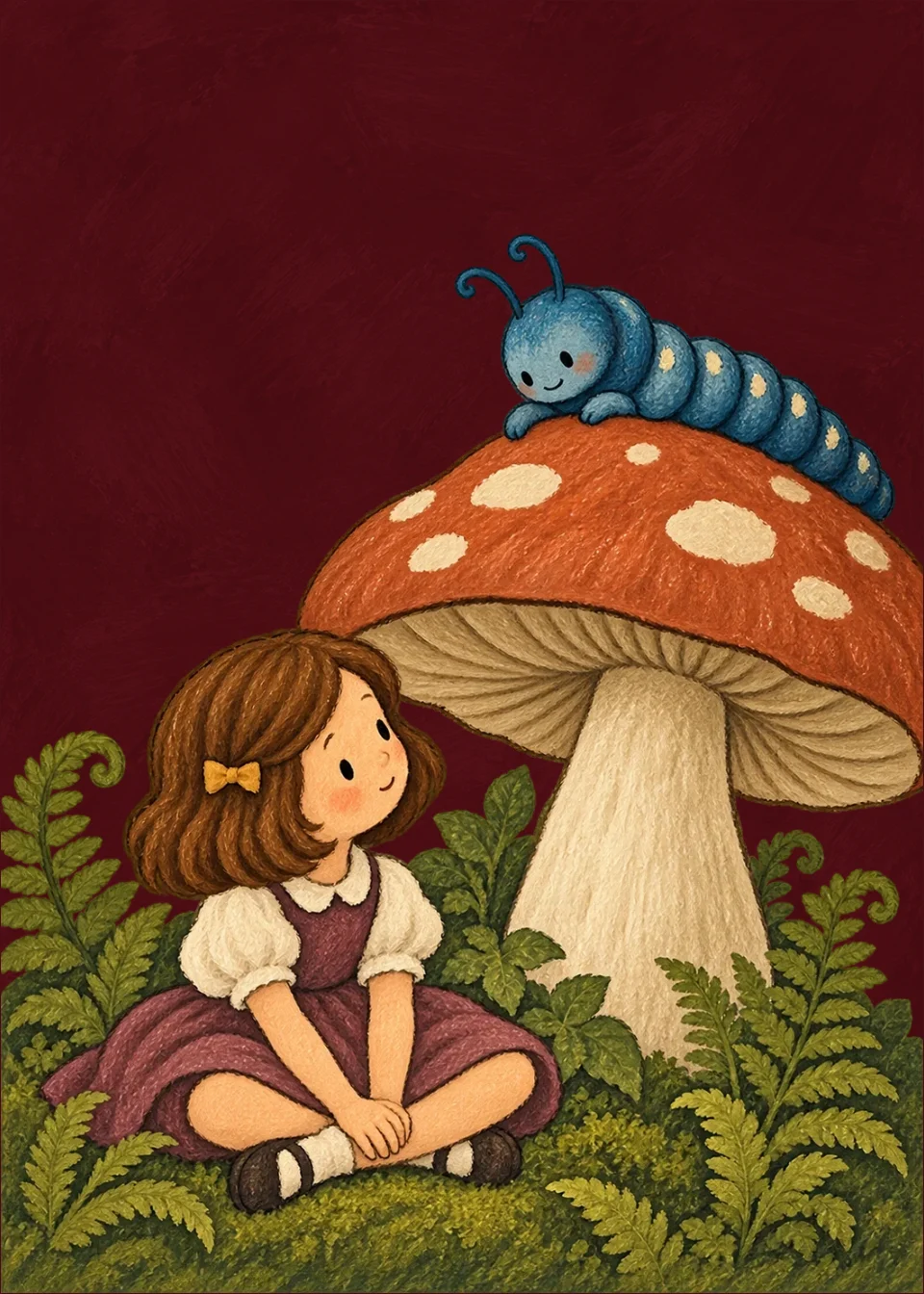 Alice im Wunderland · Der große Pilz