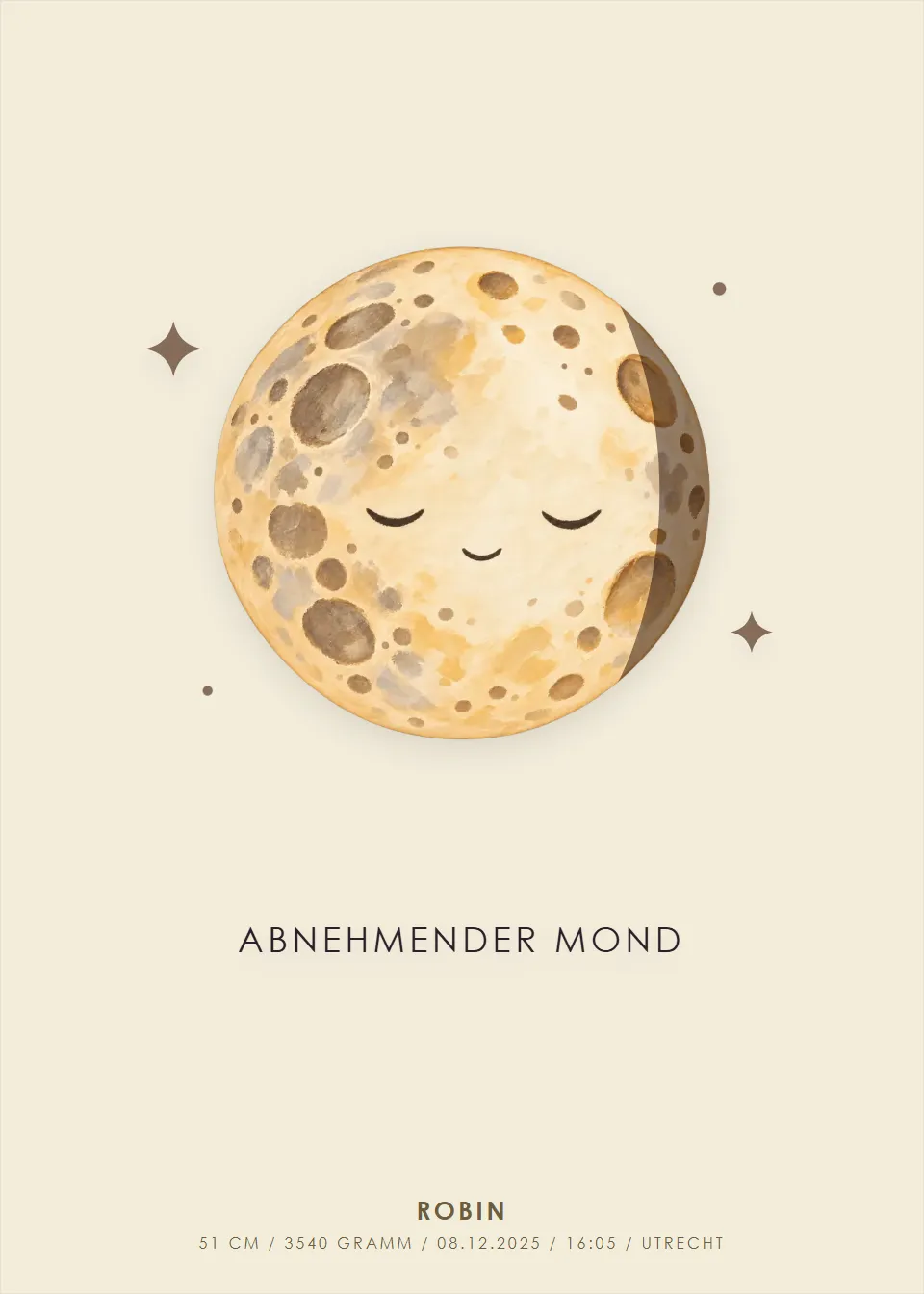 Geburtsmond · Traummond · Vanille