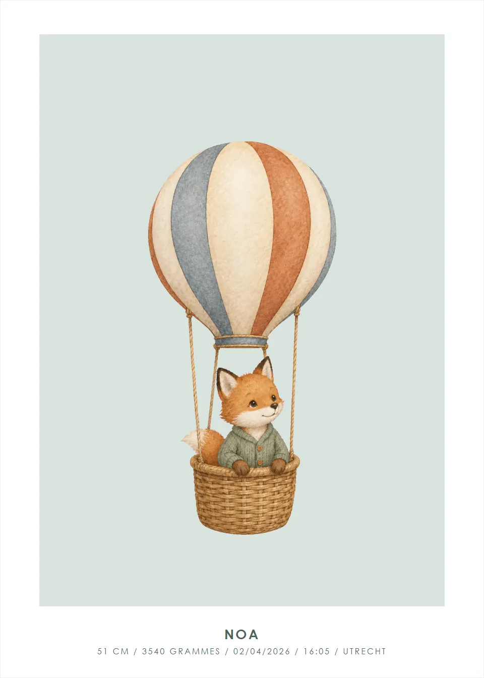 Histoire de naissance · Voyage en montgolfière · Eucalyptus