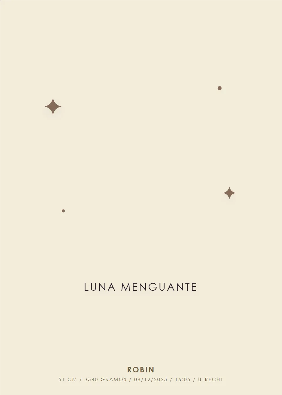 Luna de nacimiento · Luna de ensueño · vainilla