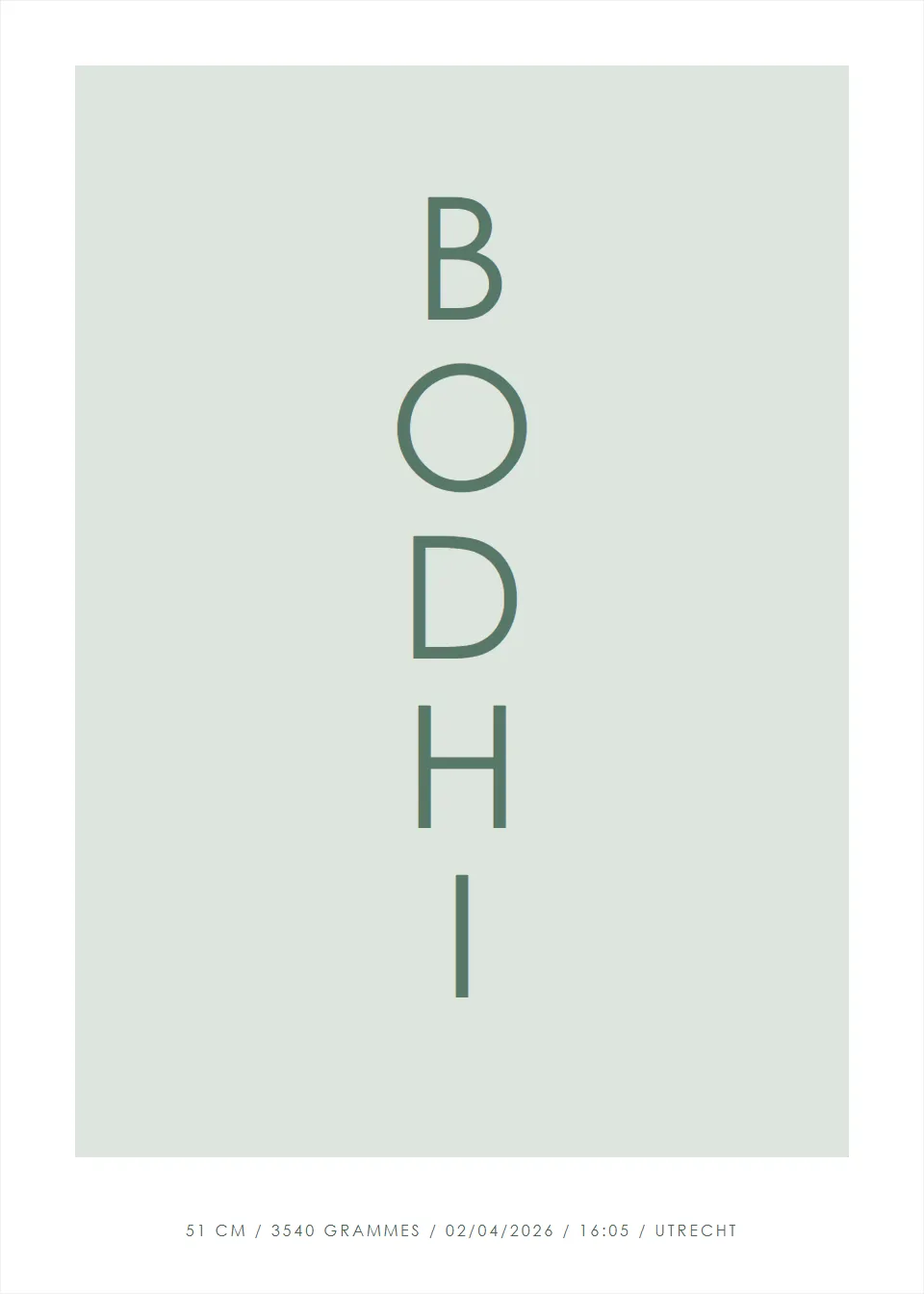 Affiches avec prénom · Colonne Nom · Eucalyptus