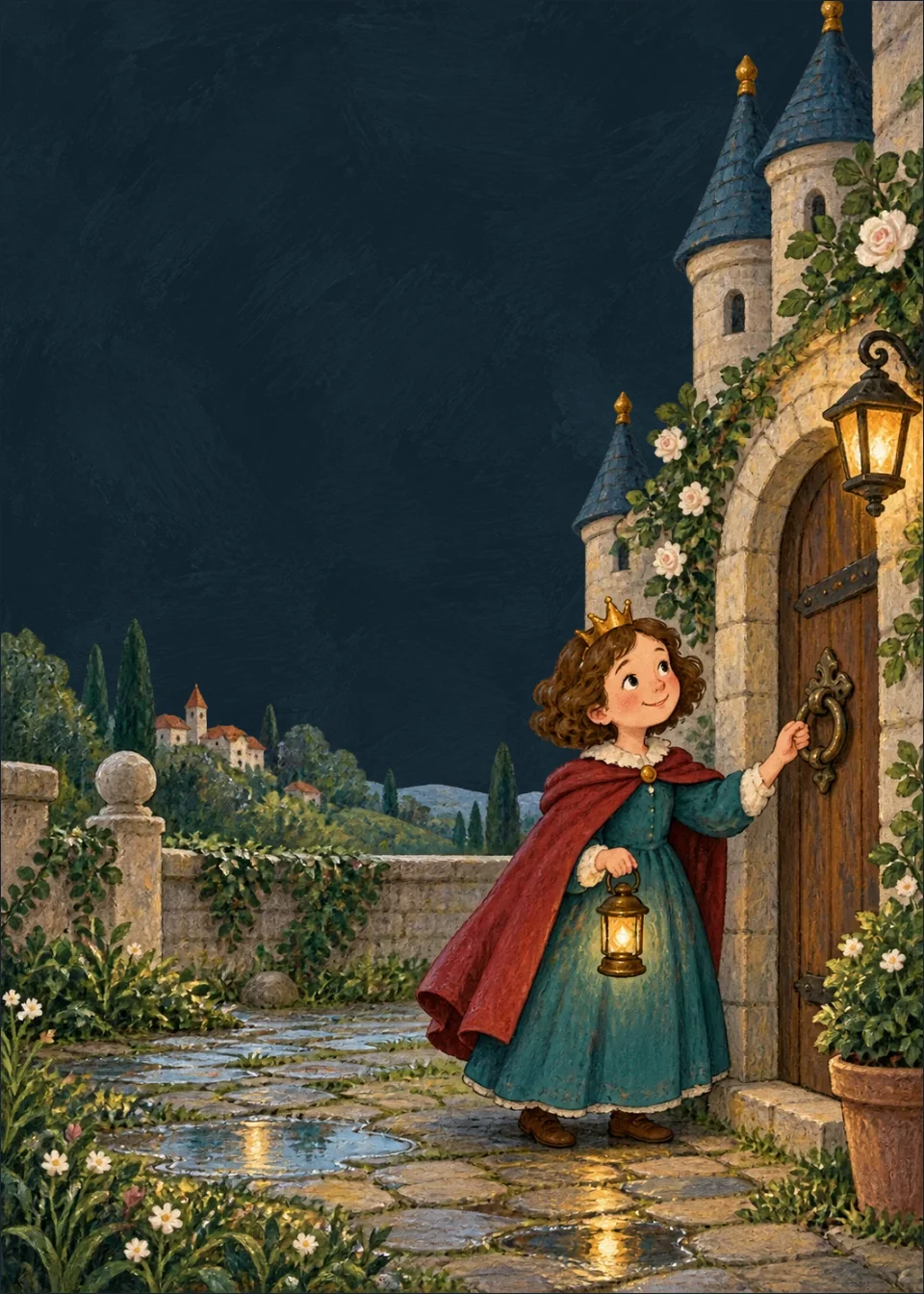 Die Prinzessin und die Erbse · Ankunft im Schloss