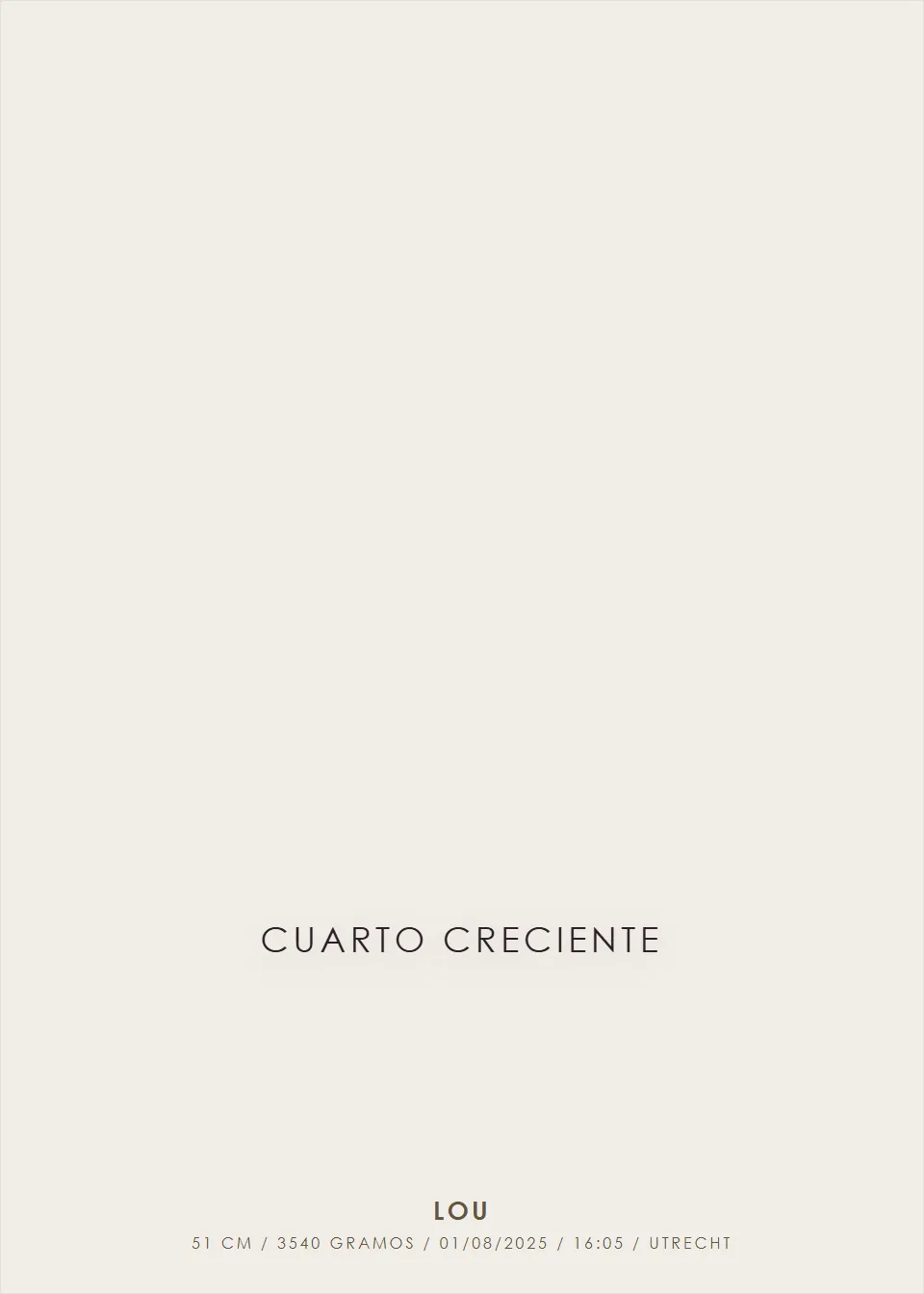 Luna de nacimiento · Luna artística · perla