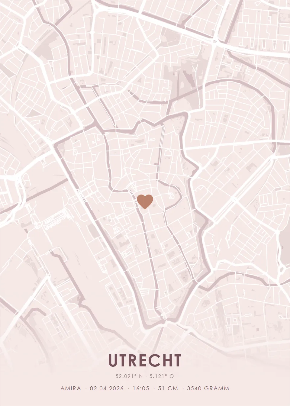 Geburtsort · Blütenstadt · Leichte Linien