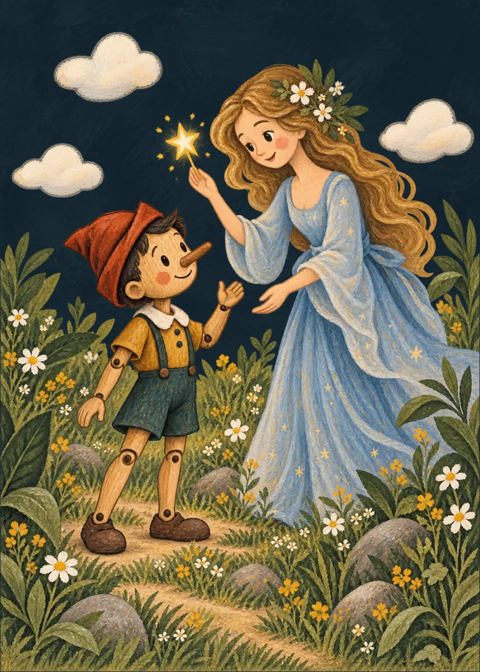 Pinocchio · The blue fairy