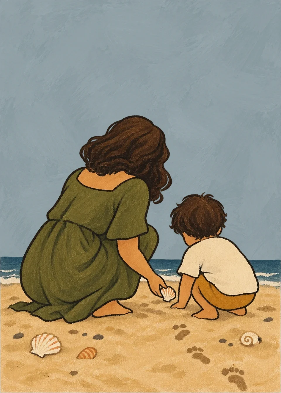 Piccole opere d’arte · Alla ricerca di conchiglie