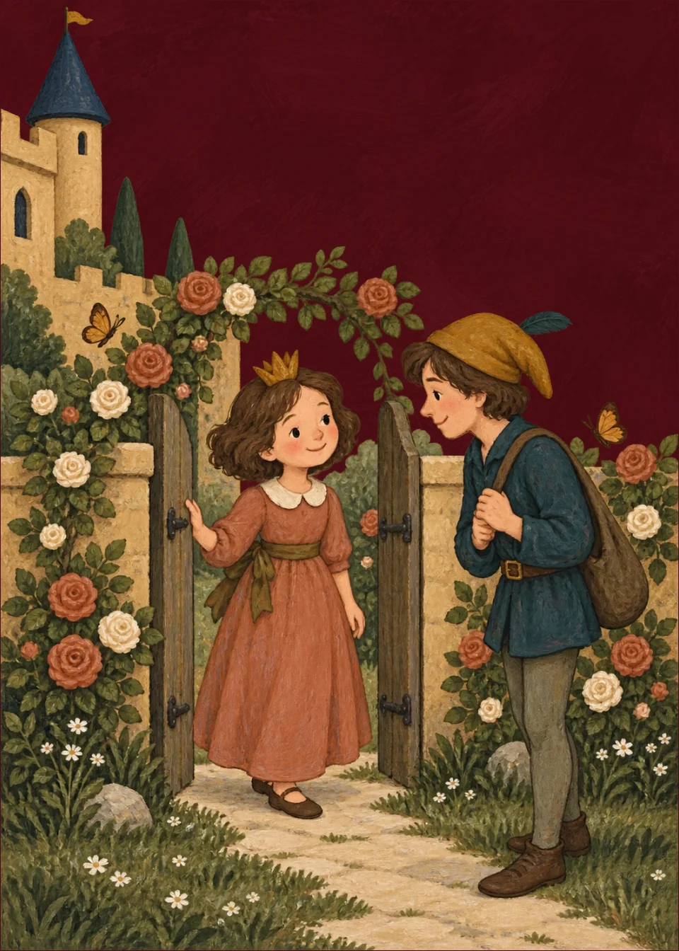 La bella addormentata · Il cancello pieno di rose