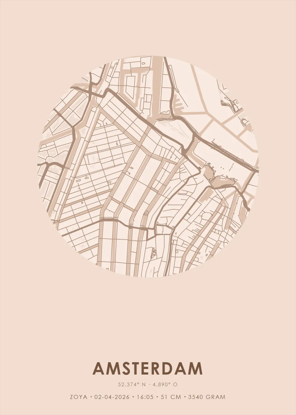 Geboorteplaats · Perzik · Stadscirkel