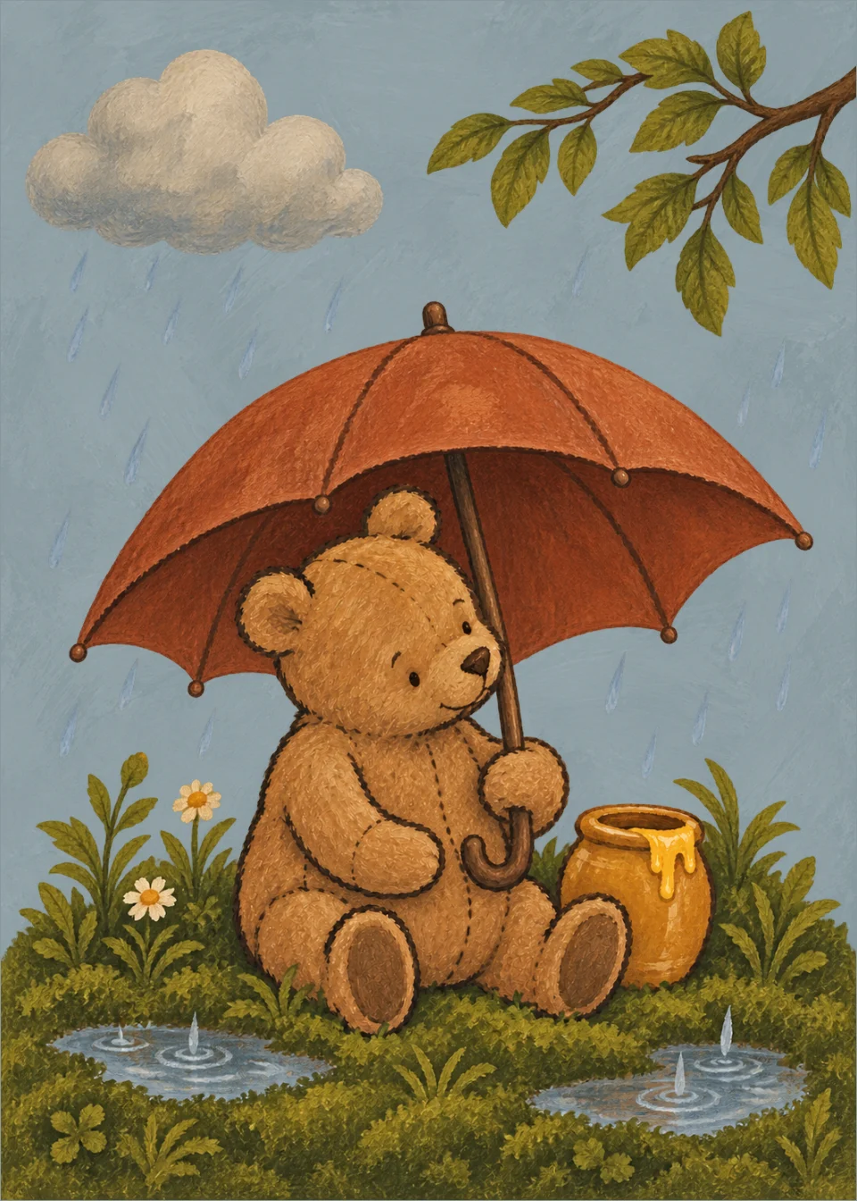 Winnie the Pooh · Onder één paraplu