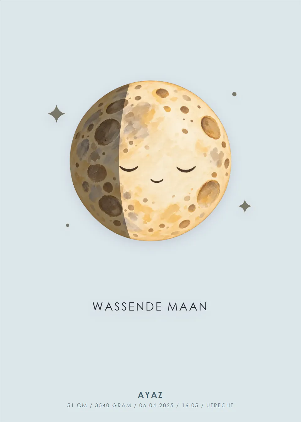 Geboortemaan · Droommaan · Mistblauw