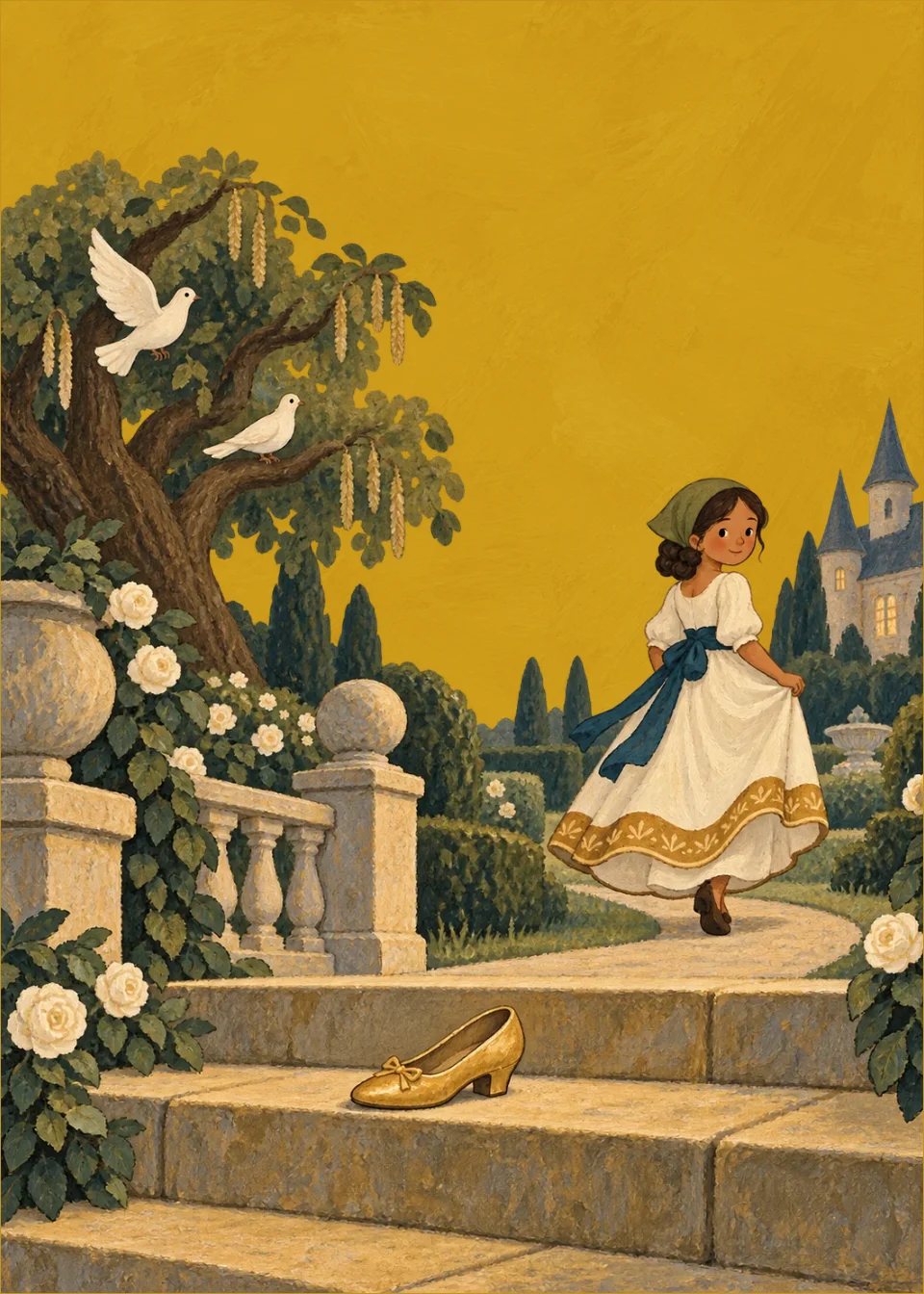 Cinderella · The shoe on the stairs