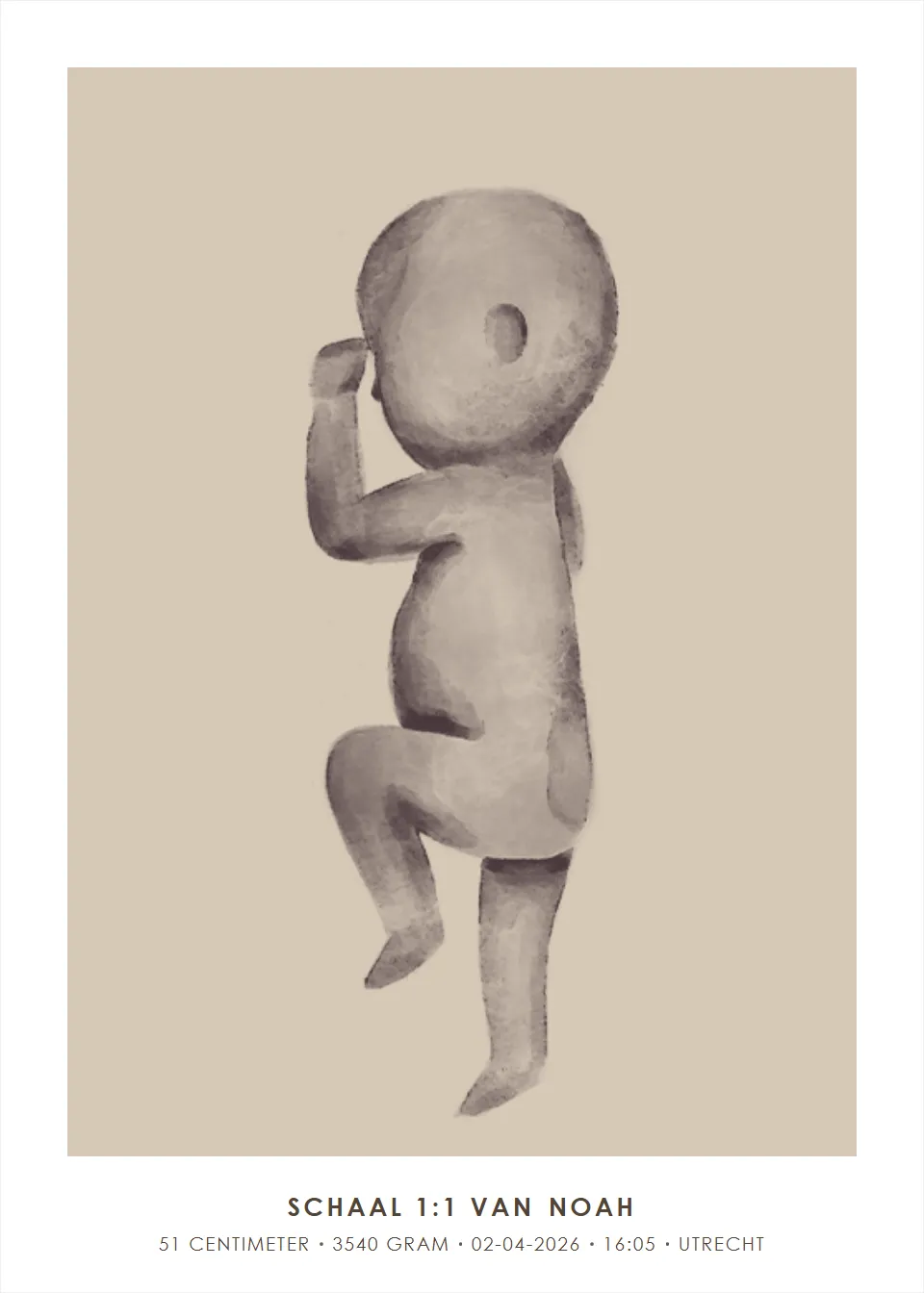 Op ware grootte · Zachte aquarel · Haver
