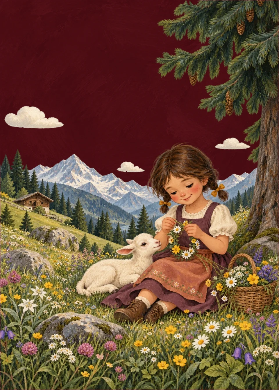 Heidi · A wreath of alpine flowers