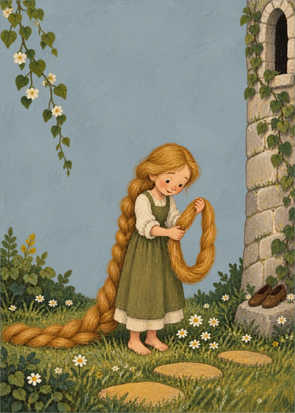 Rapunzel · Bare feet in the grass