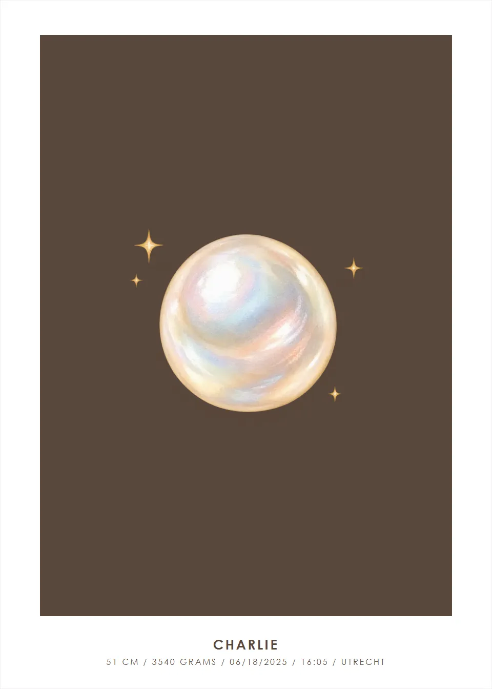 Birthstone · Birthstone · Deep walnut