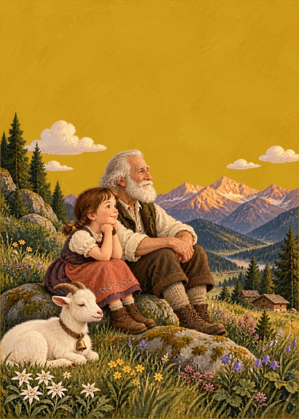 Heidi · The mountains turn gold