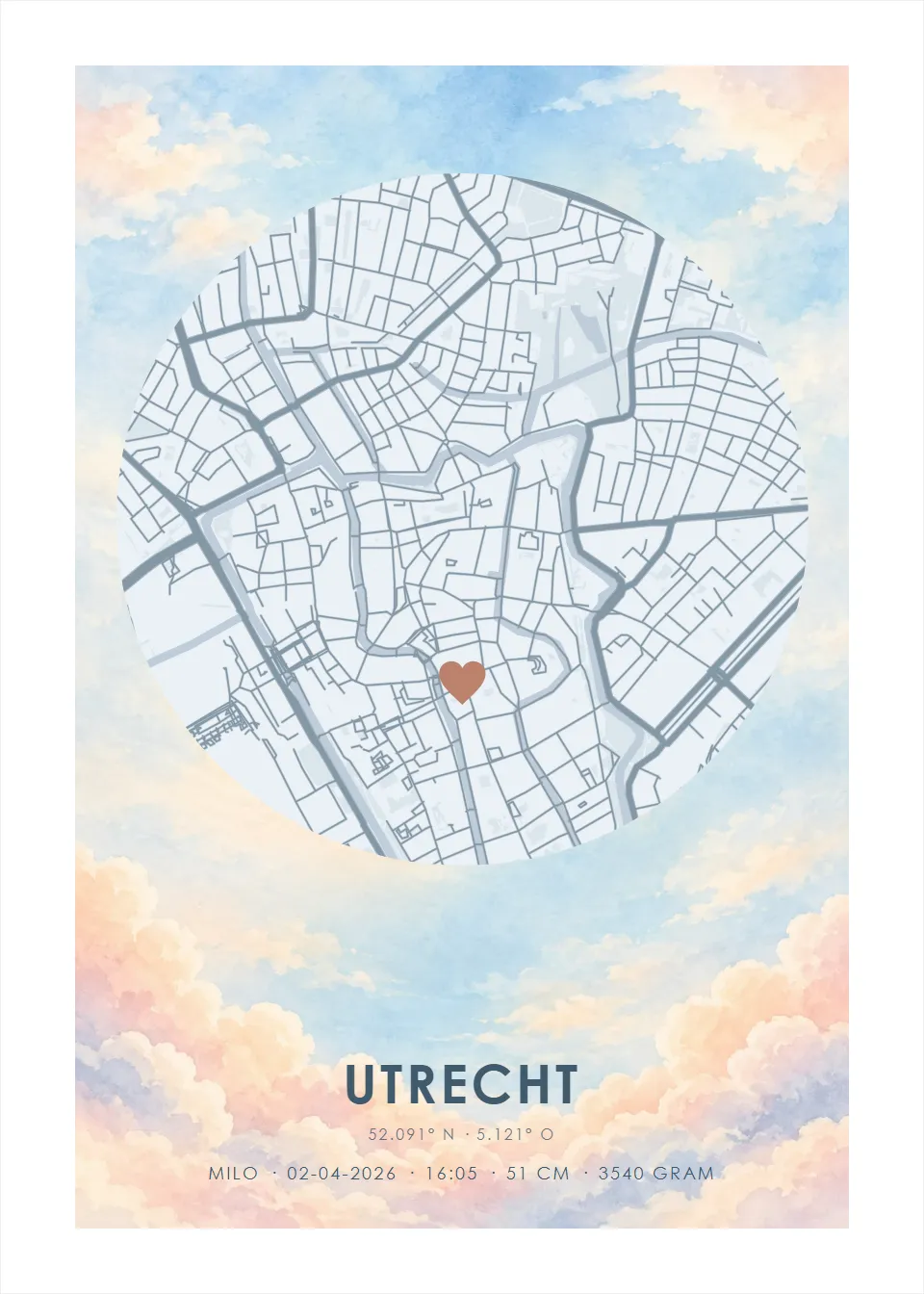 Geboorteplaats · Wolkenblauw · Cirkel