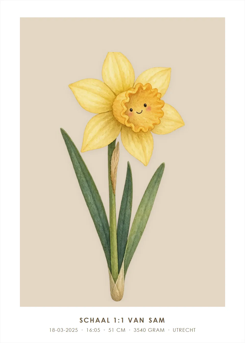 Geboortebloem · Bloemenmaatje · Haver met witte rand