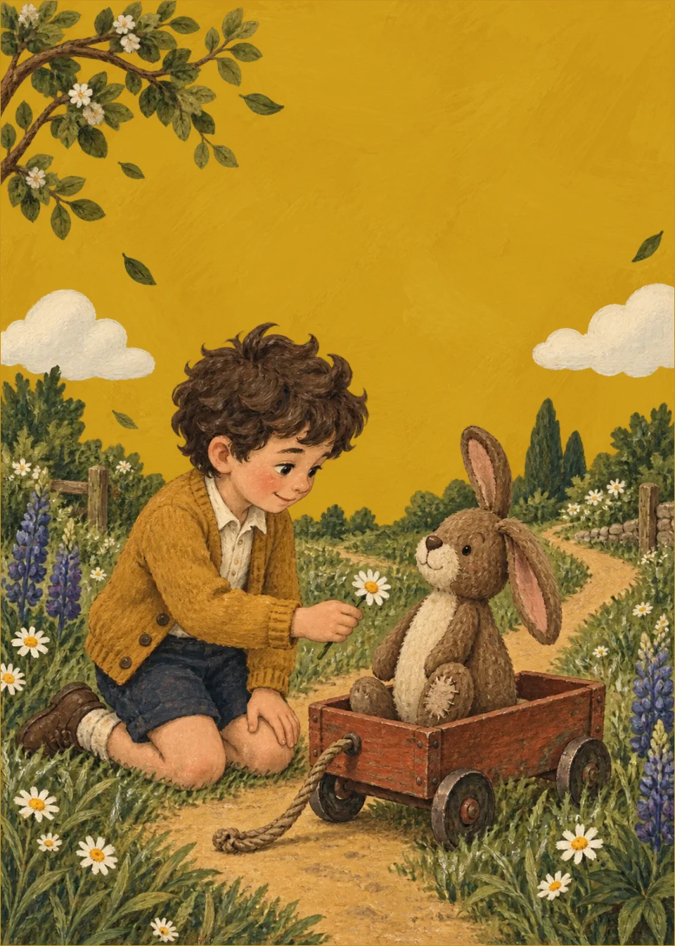 El conejo de terciopelo · el camino de las flores