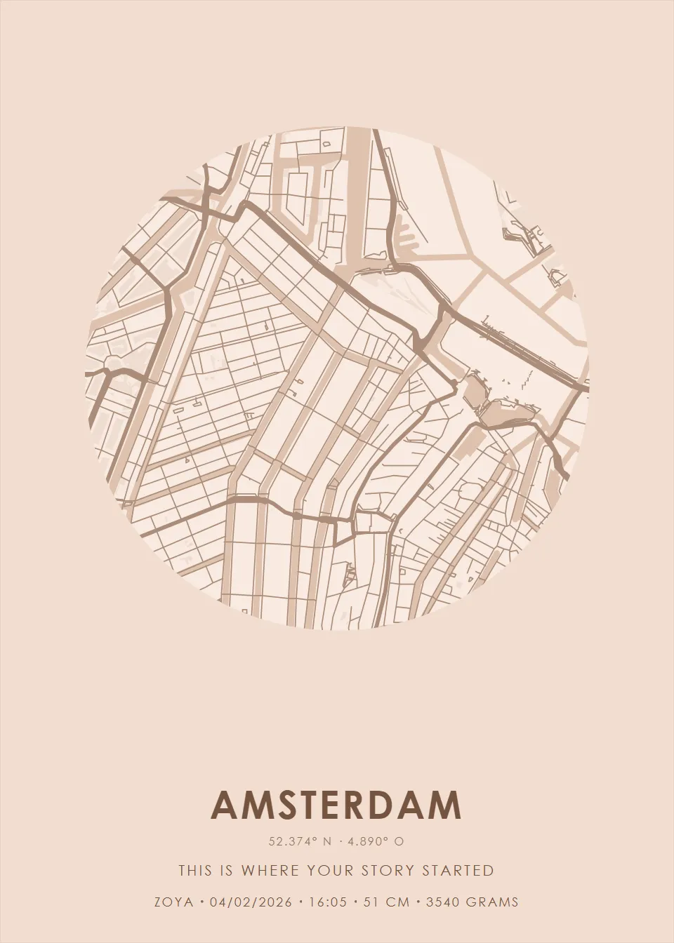 Place of birth · Peach · City Circle