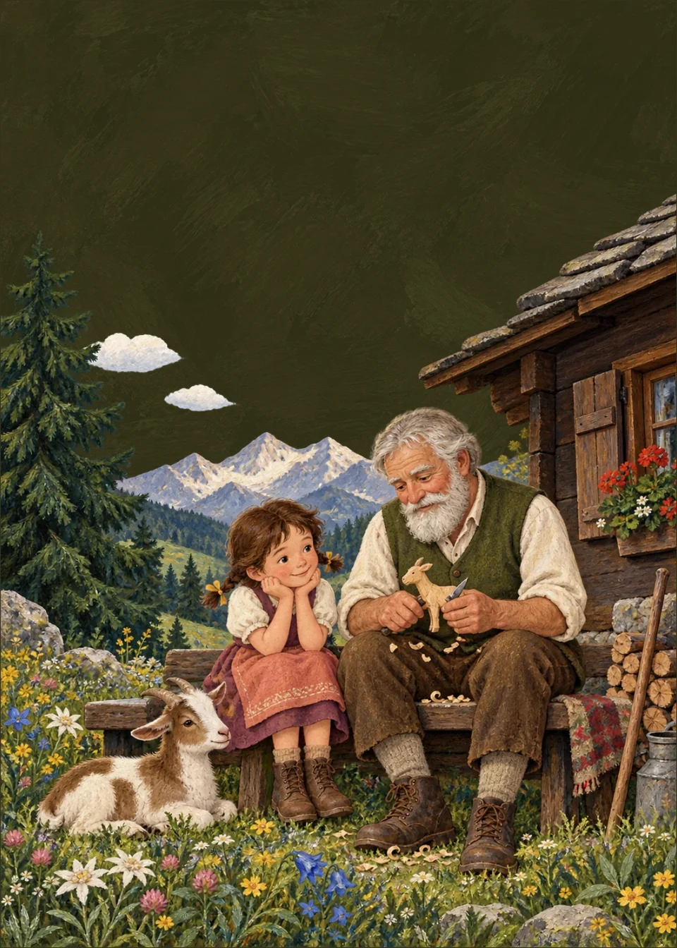 Heidi · At grandfather's house