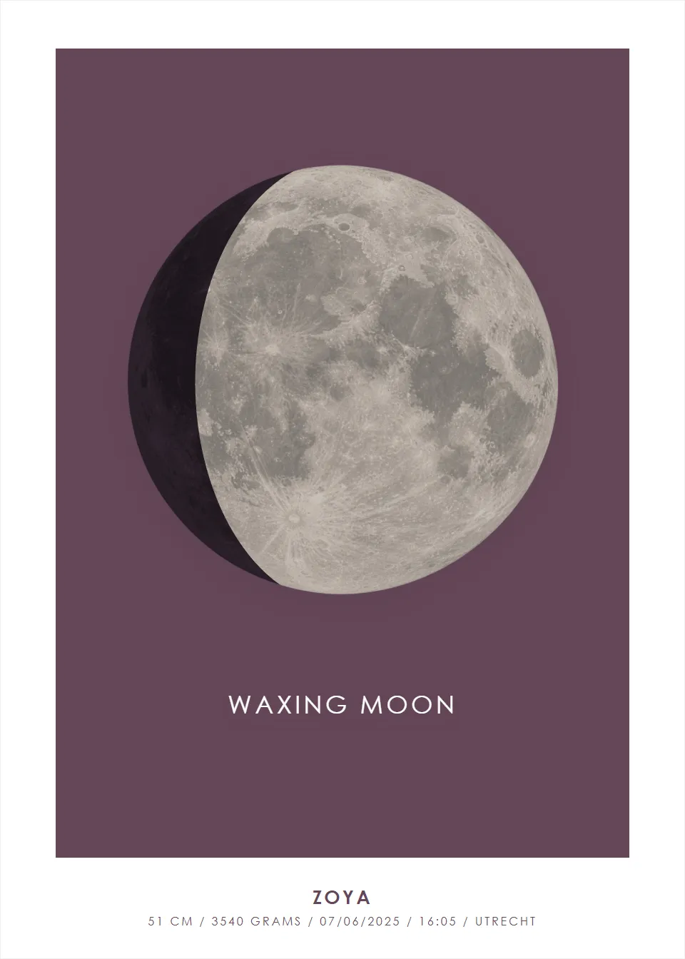 Birth moon · Art moon · Mulberry