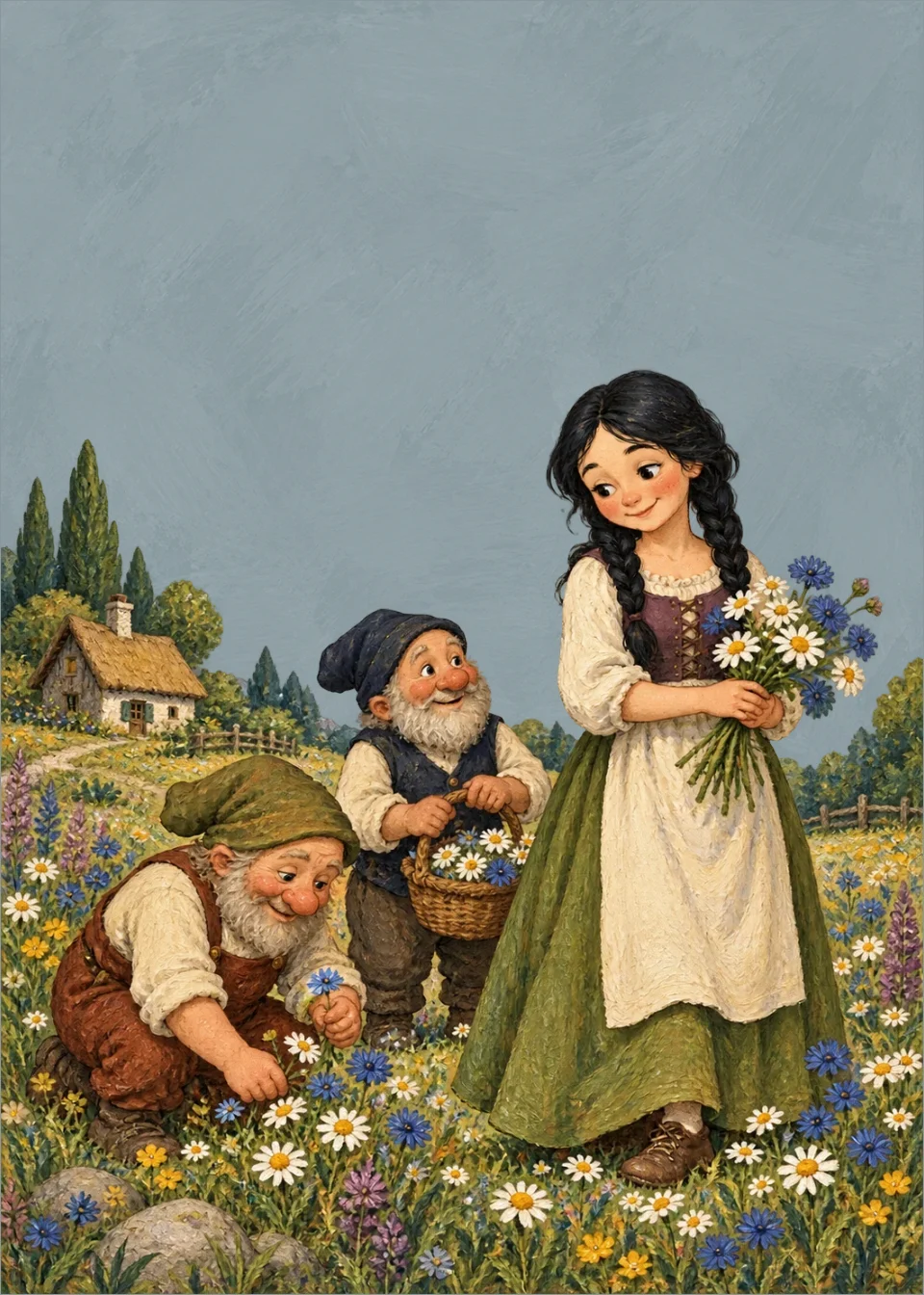 Schneewittchen · Blumen für das Haus