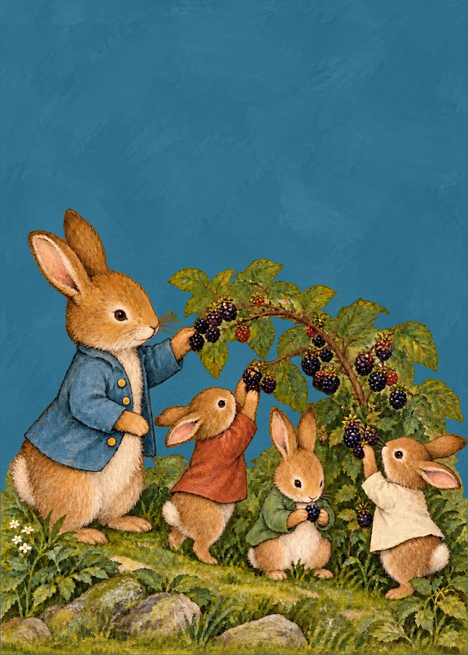Peter Rabbit · Picking berries together