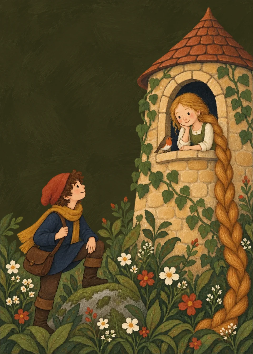 Rapunzel · Der Turm zwischen den Blumen