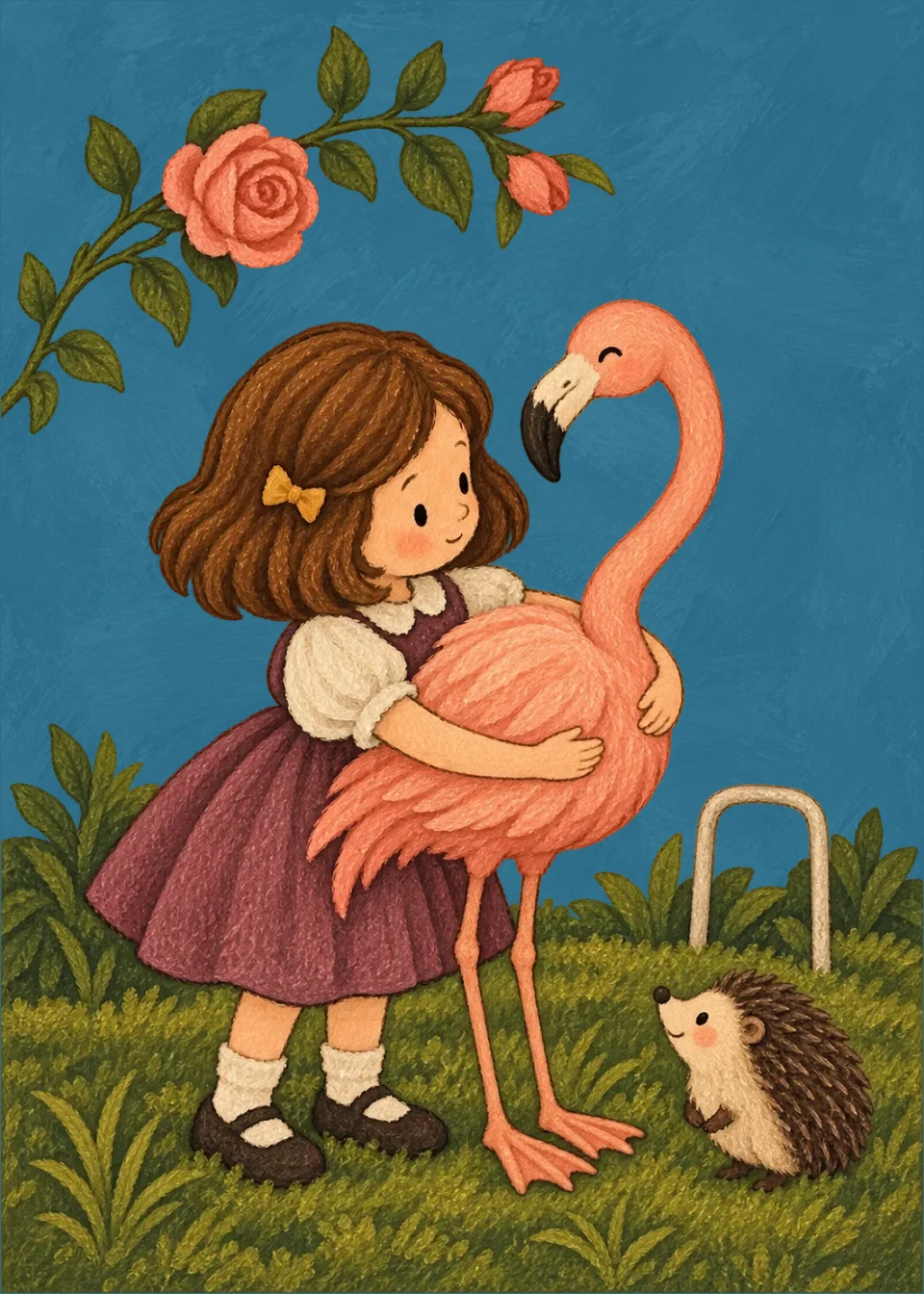 Alice im Wunderland · Eine Partie Krocket
