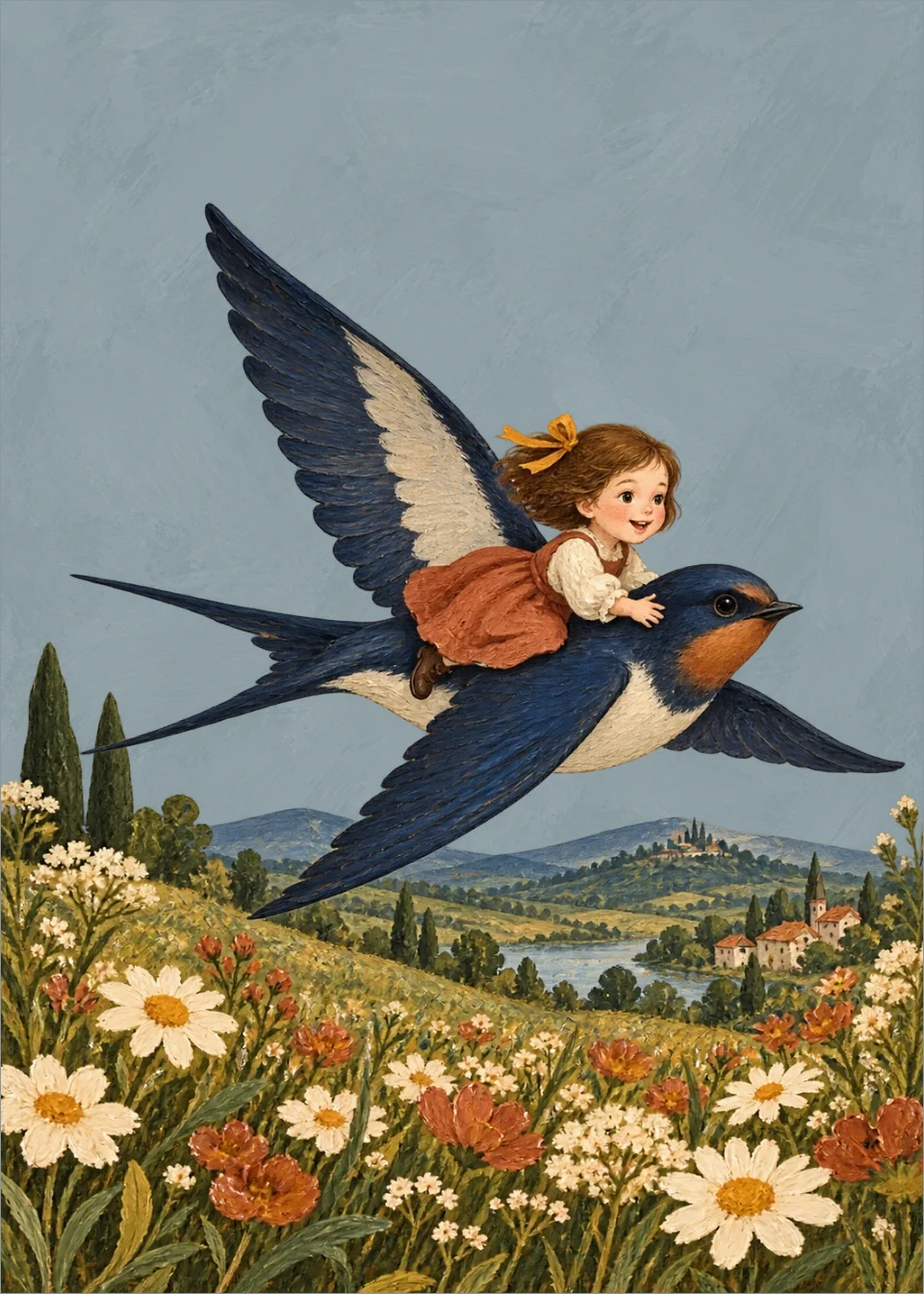 Pollicina · Sulle ali della primavera