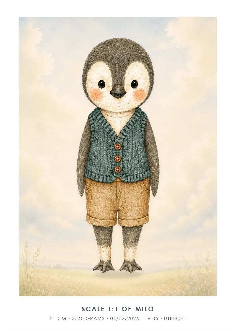 Animal posters · Penguin · Cloud meadow