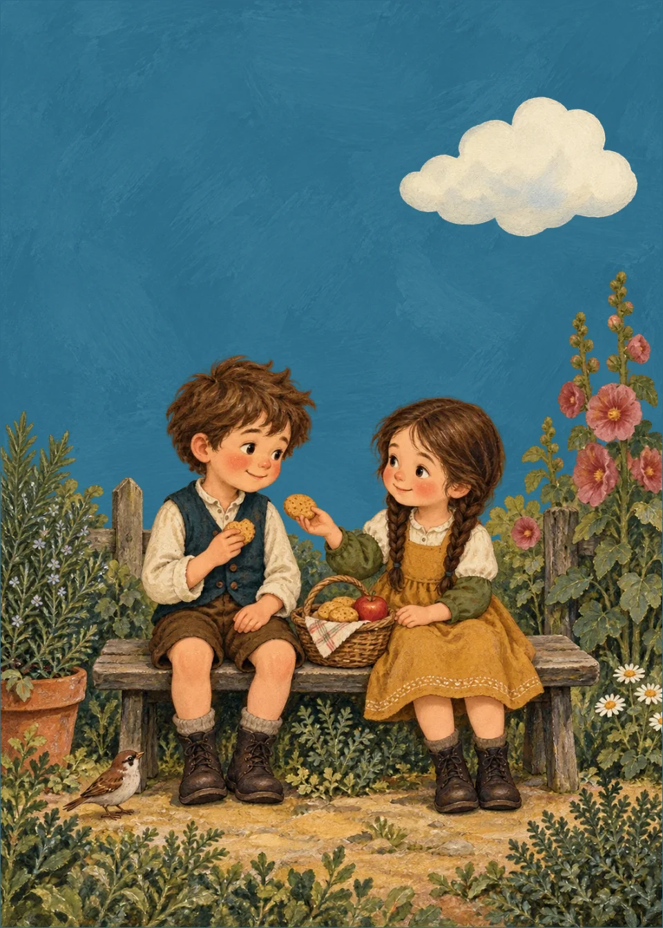 Hänsel e Gretel · La panchina della foresta