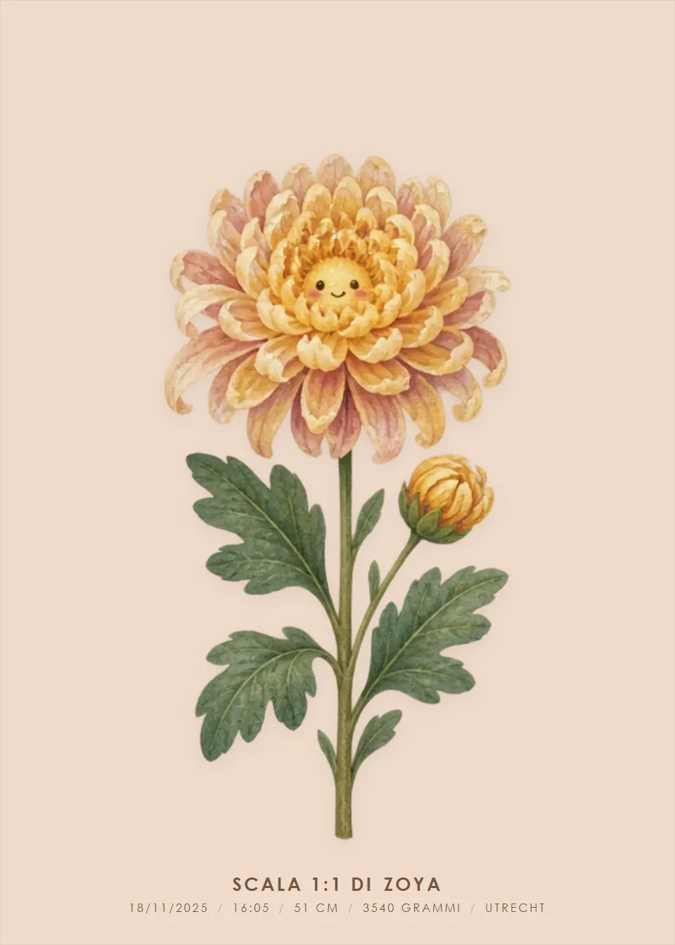 Fiore di nascita · Amico dei fiori · Pesca