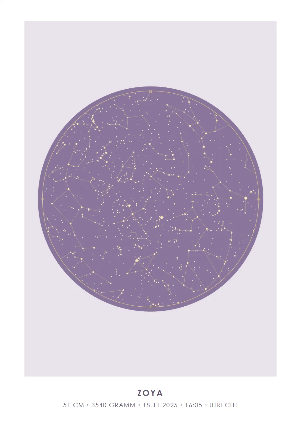 Sternenhimmel · Sternkreis · Lavendel