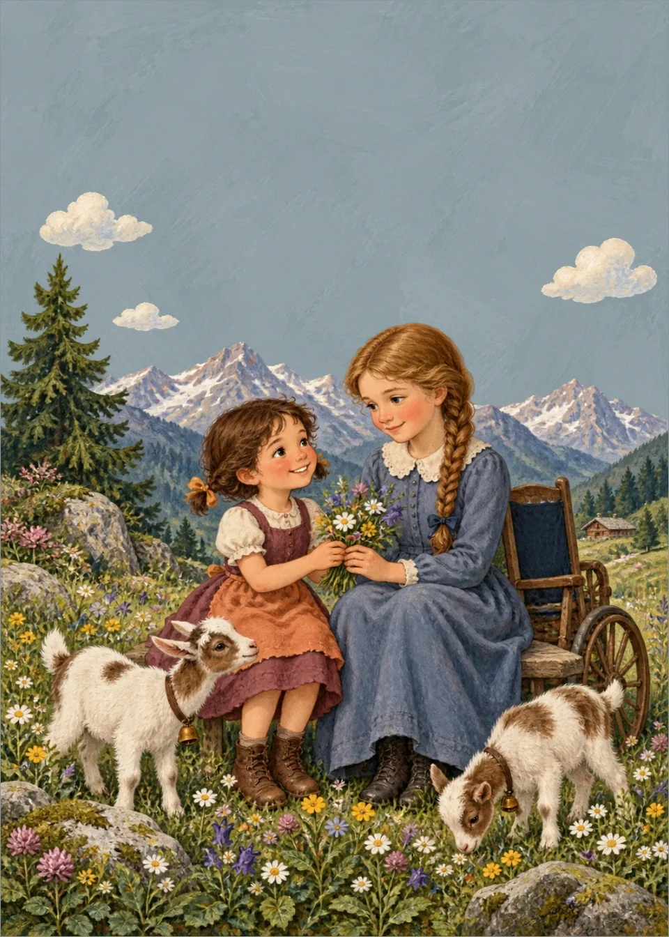 Heidi · With Clara in the meadow