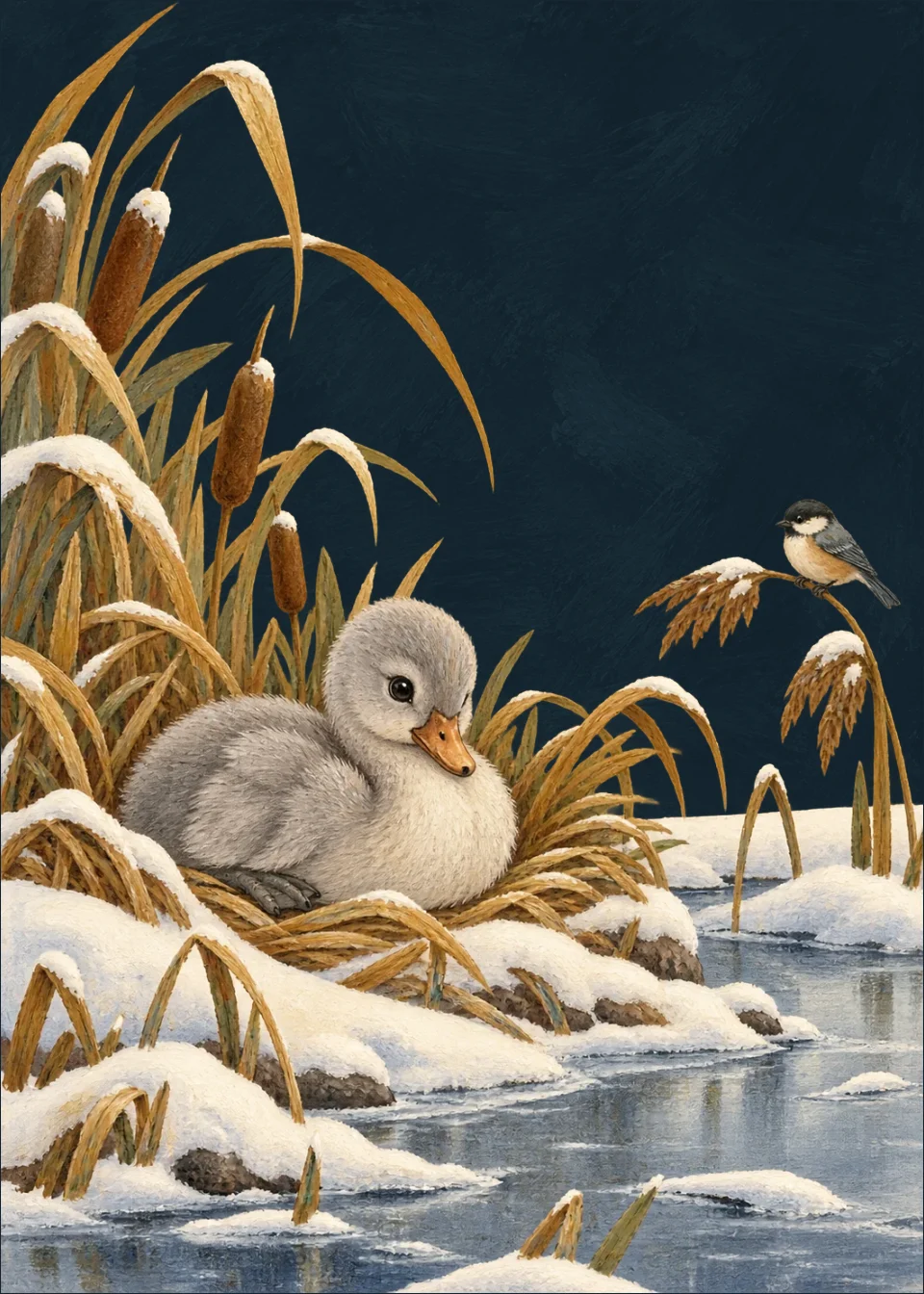 Il brutto anatroccolo · Inverno allo stagno