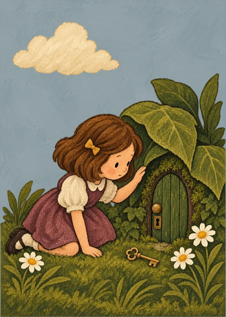 Alice nel paese delle meraviglie · La porticina