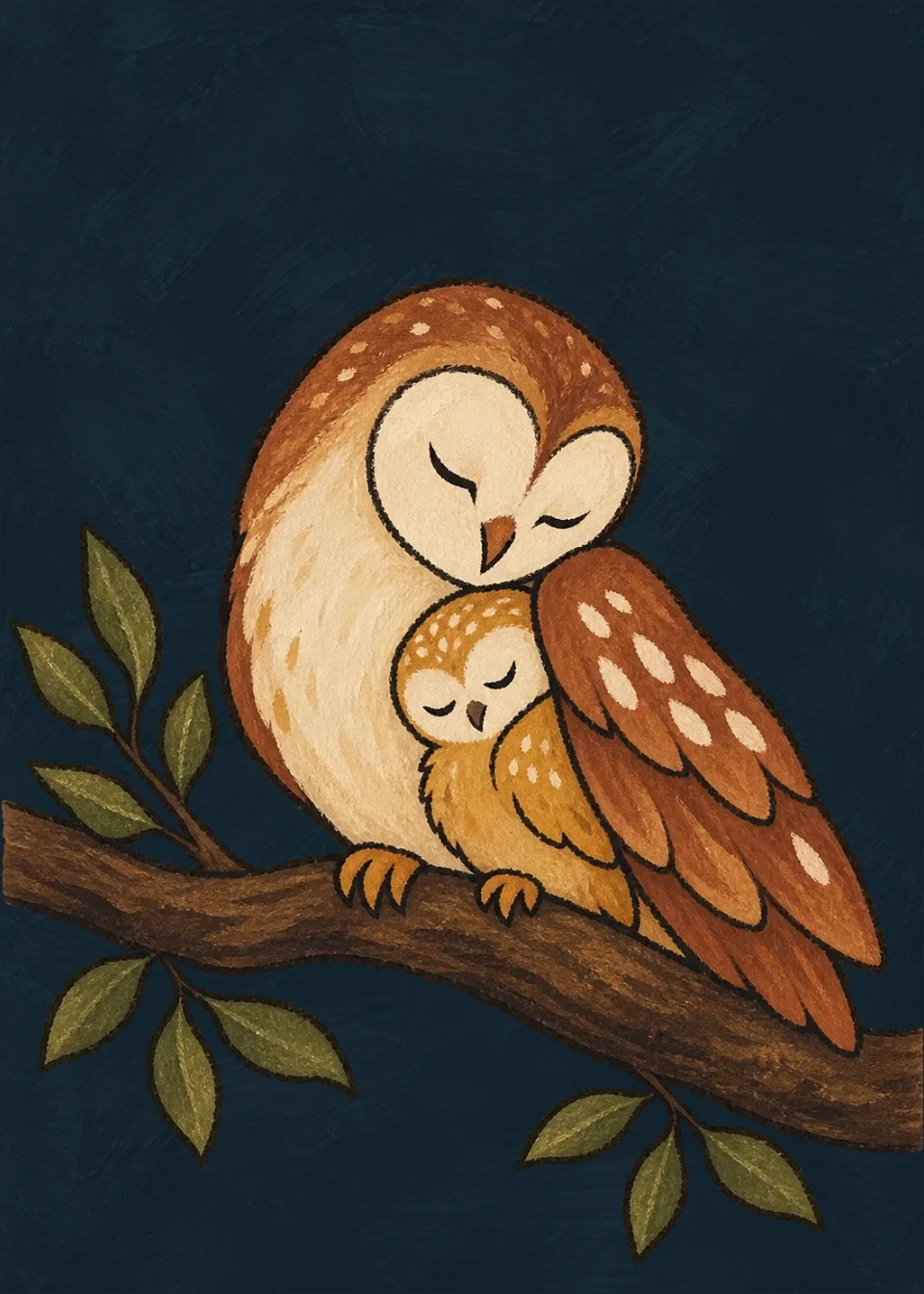 Piccole opere d’arte · Buonanotte, civetta