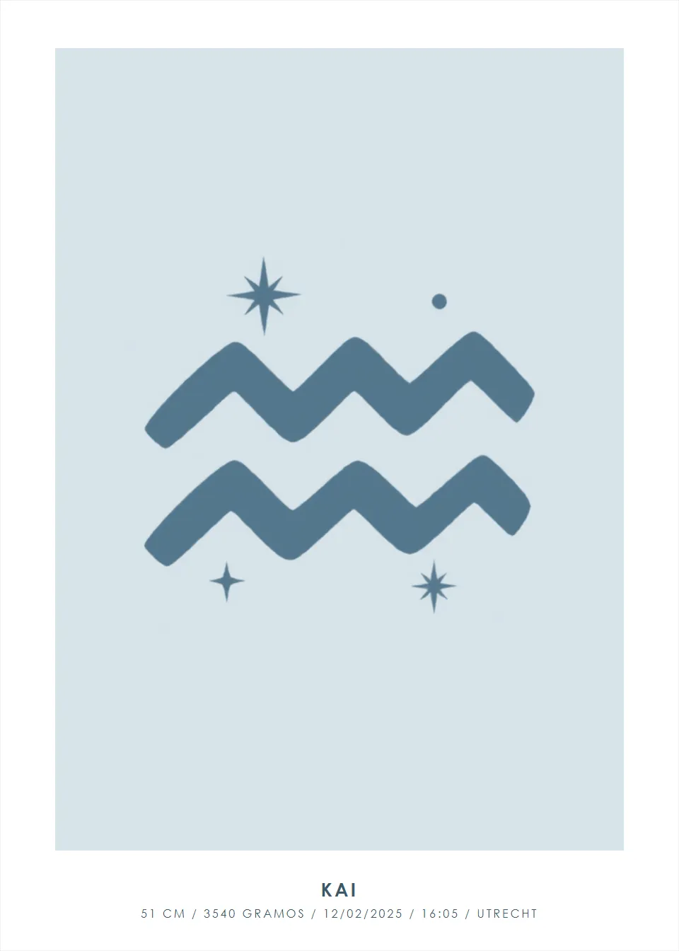 Signo del zodiaco · signo de estrella · Azul niebla