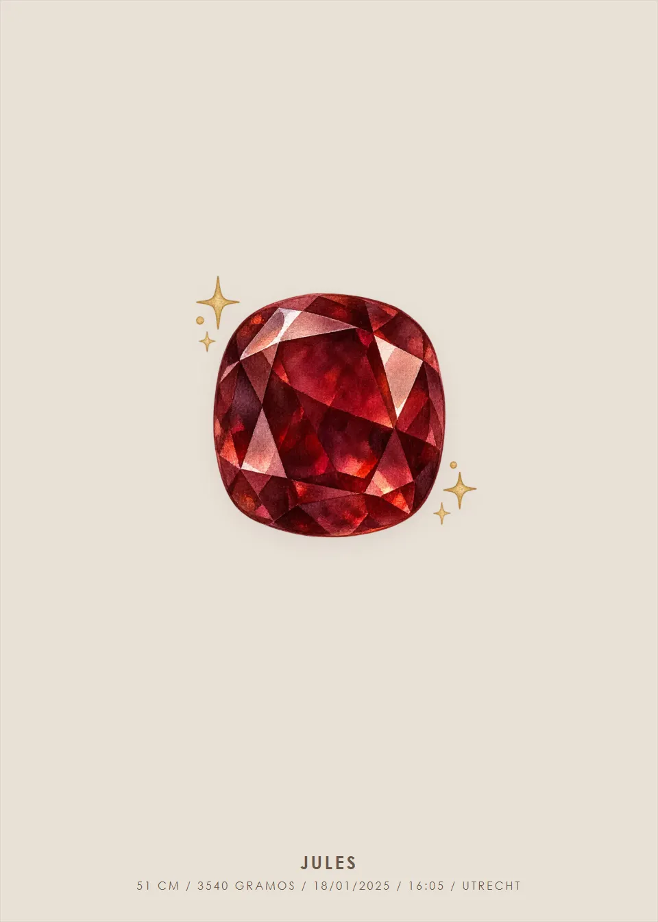 Piedra de nacimiento · Piedra de nacimiento · Lino
