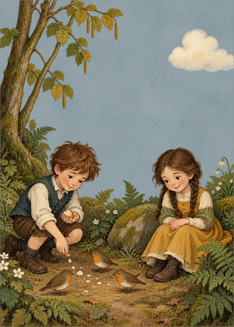 Hänsel e Gretel · Pangrattato e uccelli
