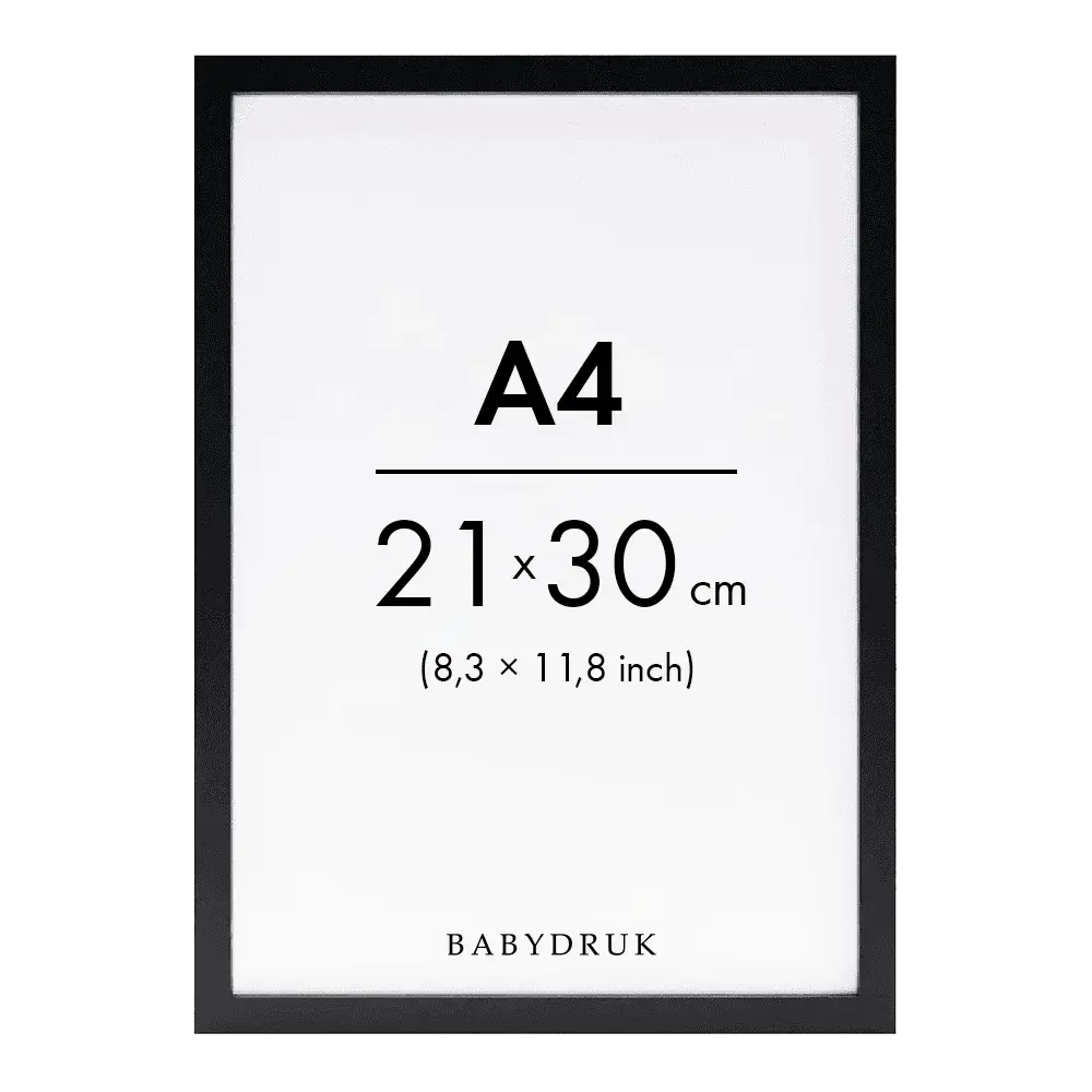Black frame a4