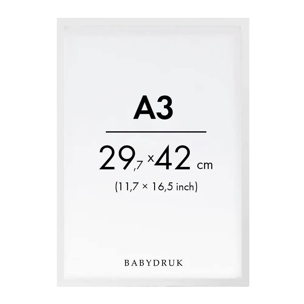 White frame a3